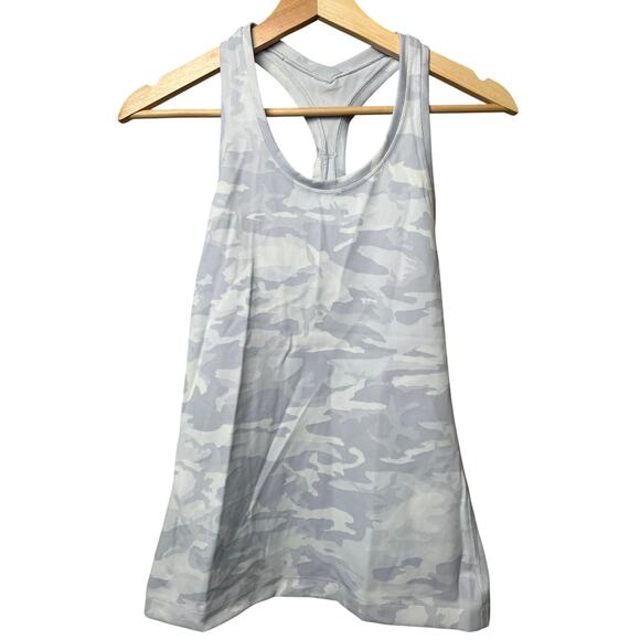 Lululemon Cool Racerback II Nulu Camo White *Dimensions In Pictures* - Picture 1 of 6